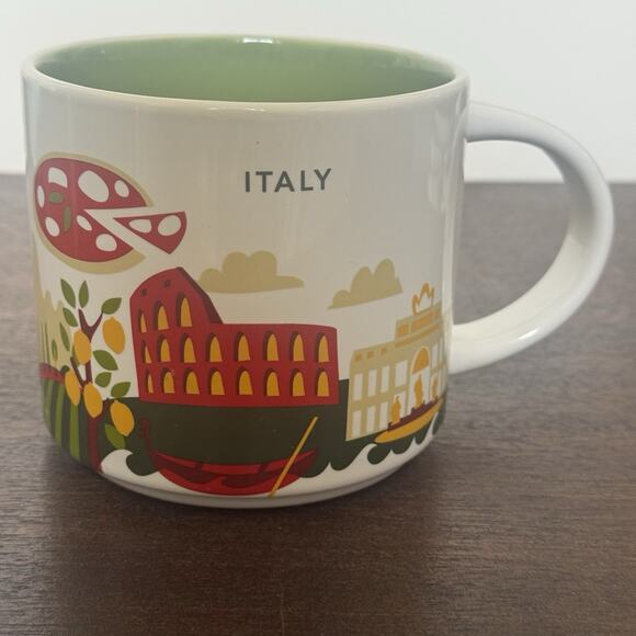 NEW Starbucks Italy You Are Here YAH Boxed Coffee Mug 14 0z 2023 Italian Soccer - Picture 8 of 13